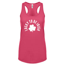 Racerback Lucky to be Irish Womens Tank Top
