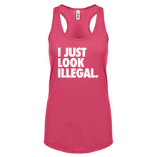 Racerback Just Look Illegal Womens Tank Top