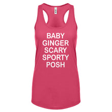 Racerback Spice Names Womens Tank Top