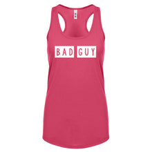 Bad Guy Womens Racerback Tank Top