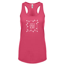 Lets Get Lit Womens Racerback Tank Top
