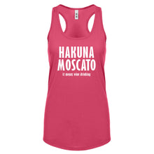 Racerback Hakuna Moscato Womens Tank Top