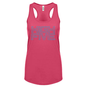 Racerback High Five Womens Tank Top