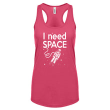 Racerback I Need SPACE Womens Tank Top