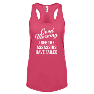 Racerback Good Morning Womens Tank Top