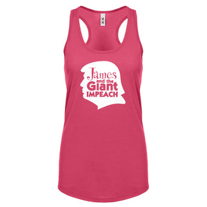 Racerback James and the Giant Impeach Womens Tank Top