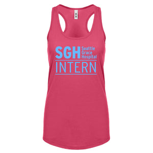 Racerback Intern Seattle Grace Hospital Womens Tank Top