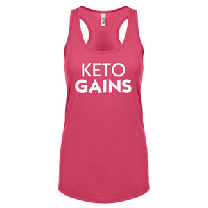 Racerback Keto Gains Womens Tank Top