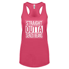 Straight Outta Senzu Beans Womens Racerback Tank Top