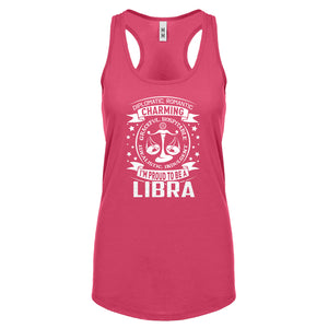 Racerback Libra Astrology Zodiac Sign Womens Tank Top