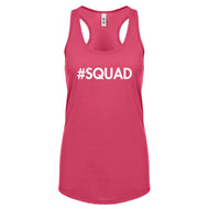 Racerback Hashtag Squad Womens Tank Top