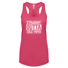Straight Outta Toilet Paper Womens Racerback Tank Top