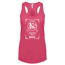 Racerback Year of the Dog Womens Tank Top