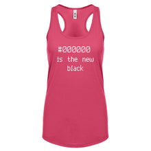 Racerback 000000 is the new black Womens Tank Top