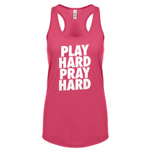 Racerback Play Hard Pray Hard (was 7006) Womens Tank Top