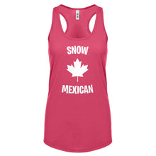 Snow Mexican Womens Racerback Tank Top