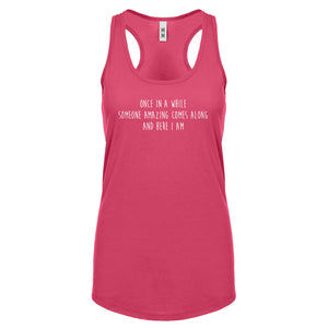 Once in a While Womens Racerback Tank Top