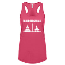 Build This Wall Womens Racerback Tank Top