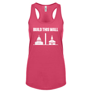 Build This Wall Womens Racerback Tank Top
