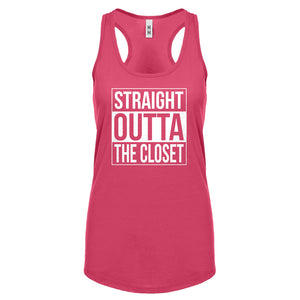 Straight Outta the Closet Womens Racerback Tank Top