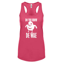 Racerback Do You Know De Wae Womens Tank Top