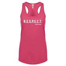 RESPECT Womens Racerback Tank Top