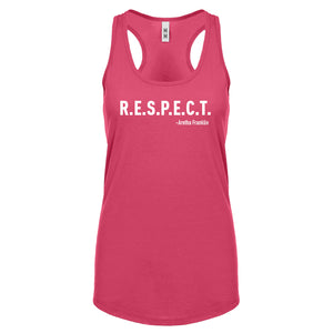 RESPECT Womens Racerback Tank Top