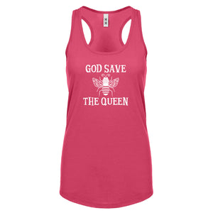 Racerback God Save the Queen Womens Tank Top