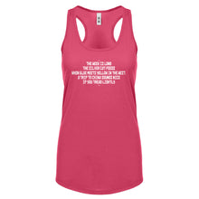 The Week is Long the Silver Cat Feeds Womens Racerback Tank Top