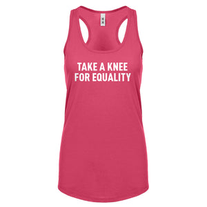 Racerback Take a Knee for Equality Womens Tank Top