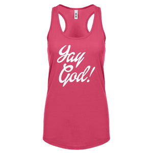 Yay God Womens Racerback Tank Top