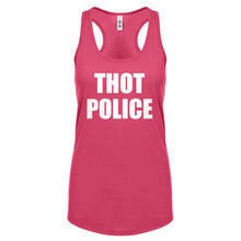 Racerback Thot Police Womens Tank Top