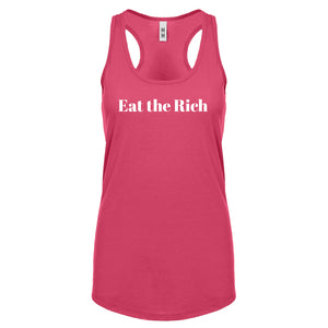 Eat the Rich Womens Racerback Tank Top