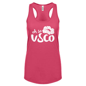 Oh So VSCO Womens Racerback Tank Top