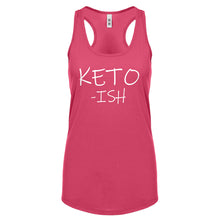 KETO -ish Womens Racerback Tank Top