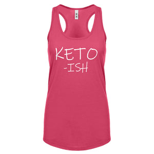 KETO -ish Womens Racerback Tank Top