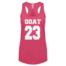 Racerback Goat 23 Womens Tank Top