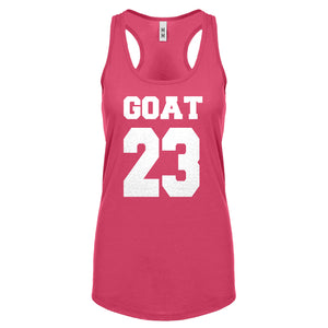Racerback Goat 23 Womens Tank Top