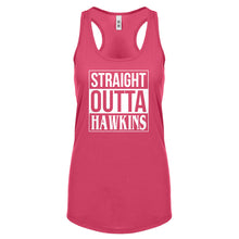 Straight Outta Hawkins Womens Racerback Tank Top
