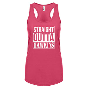 Straight Outta Hawkins Womens Racerback Tank Top