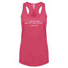 Confucius say Womens Racerback Tank Top