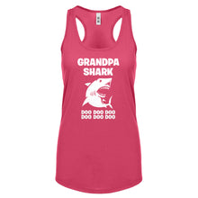 Grandpa Shark Womens Racerback Tank Top