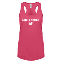 Millennial AF Womens Racerback Tank Top