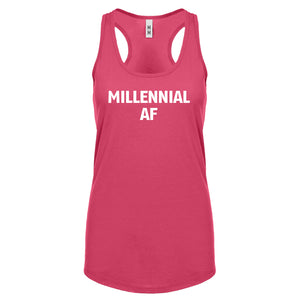 Millennial AF Womens Racerback Tank Top
