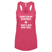 Racerback Sorry for my Bluntness Womens Tank Top