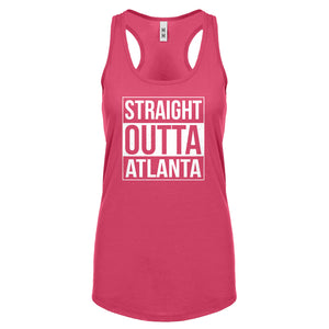 Straight Outta Atlanta Womens Racerback Tank Top