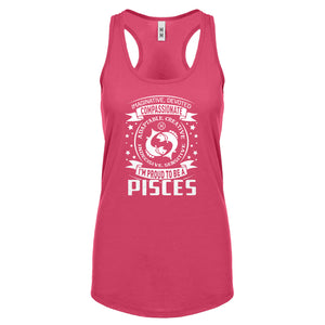 Racerback Pisces Astrology Zodiac Sign Womens Tank Top
