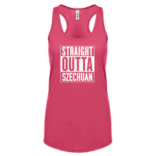 Racerback Straight Outta Szechuan Womens Tank Top