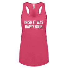 Irish it were Happy Hour Womens Racerback Tank Top