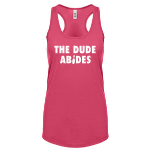THE DUDE ABIDES Womens Racerback Tank Top